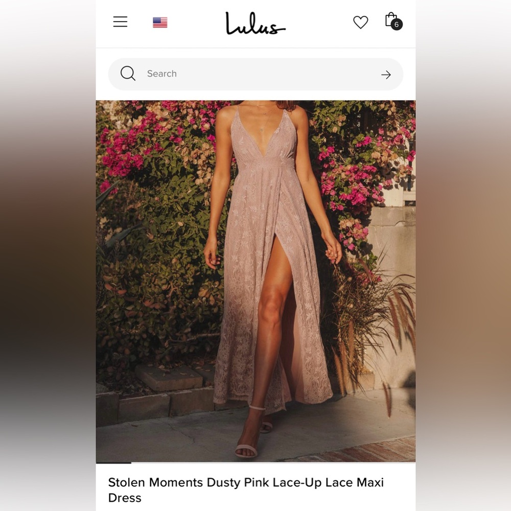 Stolen Moments Dusty Pink Lace-Up Lace Maxi Dress